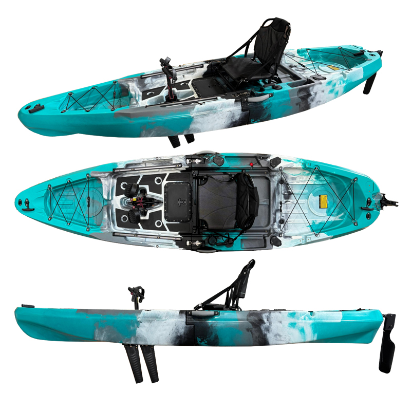 Fishing Kayak Pedal Drive - 2 Buah Kayak Pancing Modular dengan