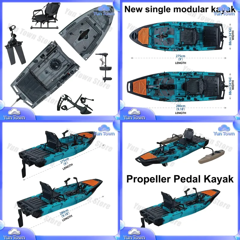 Fishing Kayak Sit On Top - Kayak Modular 9.5ft Sit On Top