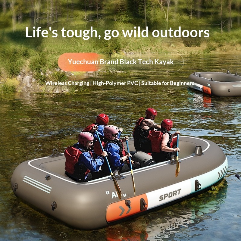 Kayak Tiup Tandem untuk Memanc - Fishing Kayak Inflatable ulasan dan harga