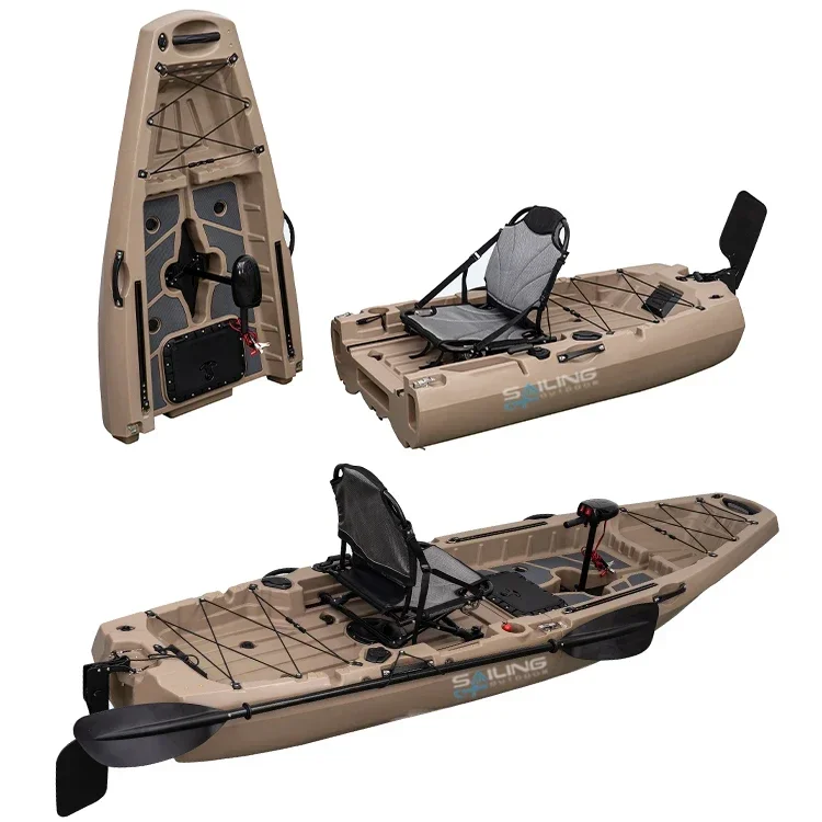 Perahu Lipat Plastik 9.5ft unt - Fishing Kayak Pedal Drive ulasan dan harga