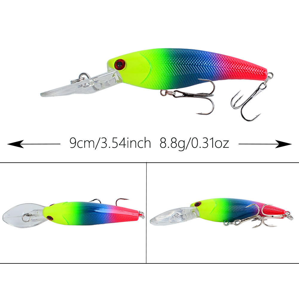 10 Buah Umpan Pancing 9Cm/8.8G - Fishing Kayak Sit On Top ulasan dan harga