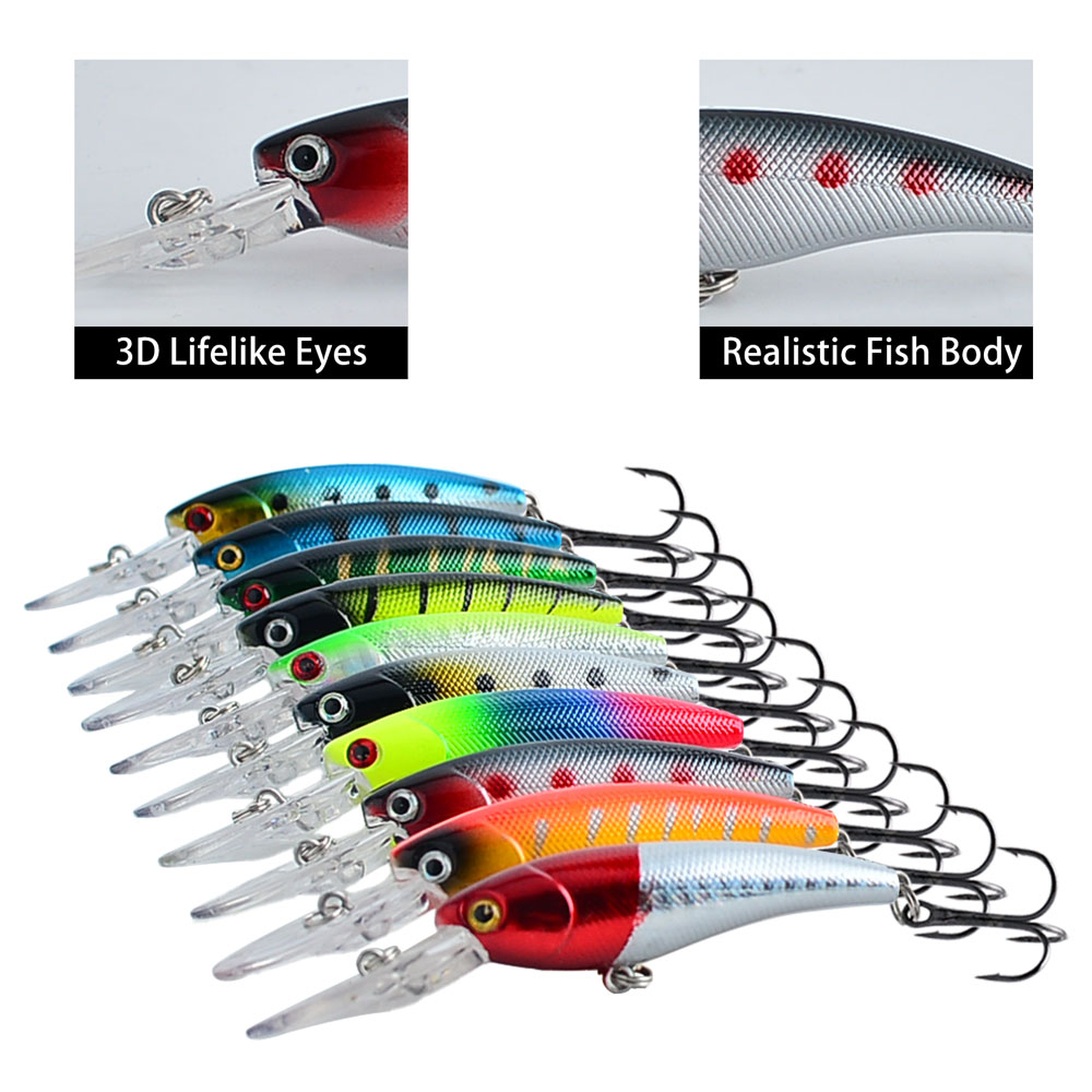 10 Buah Umpan Pancing 9Cm/8.8G - Fishing Kayak Sit On Top ulasan dan harga