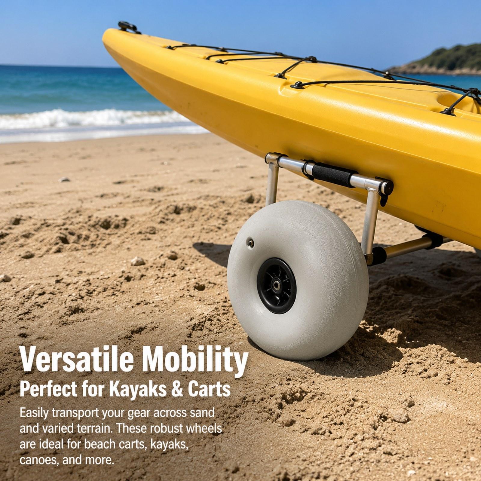 Roda Balon Pantai 16 Inci Peng - Fishing Kayak Cart ulasan dan harga
